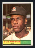 1961 Topps Baseball #211 Bob Gibson Cardinals VG-EX 490041