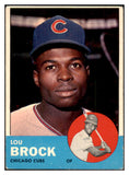 1963 Topps Baseball #472 Lou Brock Cubs VG-EX 490043