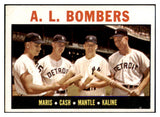 1964 Topps Baseball #331 Mickey Mantle Al Kaline Roger Maris VG-EX 490051