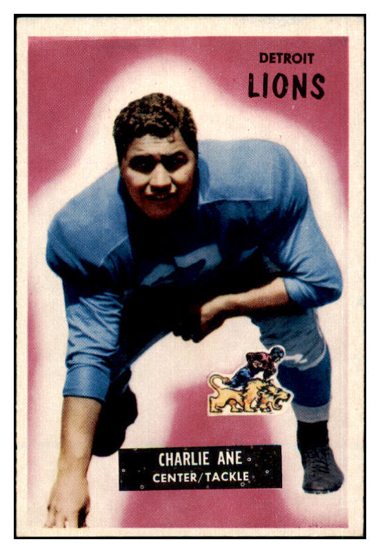 1955 Bowman Football #059 Charlie Ane Lions NR-MT 490055