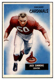 1955 Bowman Football #027 Jack Simmons Cardinals NR-MT 490068