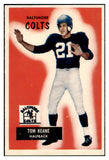 1955 Bowman Football #030 Tom Keane Colts NR-MT 490070