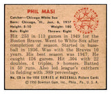 1950 Bowman Baseball #128 Phil Masi White Sox EX-MT 490143