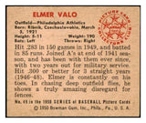 1950 Bowman Baseball #049 Elmer Valo A's NR-MT 490149