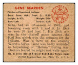 1950 Bowman Baseball #093 Gene Bearden Indians VG 490163