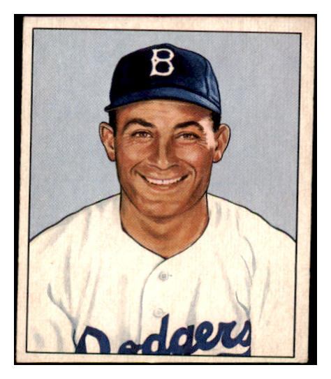 1950 Bowman Baseball #058 Carl Furillo Dodgers EX-MT 490164