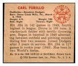 1950 Bowman Baseball #058 Carl Furillo Dodgers EX-MT 490164