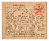 1950 Bowman Baseball #128 Phil Masi White Sox EX 490170