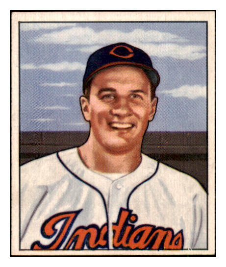 1950 Bowman Baseball #232 Al Rosen Indians EX-MT Copyright 490177
