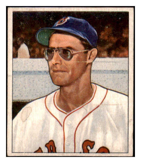 1950 Bowman Baseball #153 Walt Masterson Red Sox EX-MT 490241