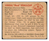 1950 Bowman Baseball #116 Red Stallcup Reds VG 490244