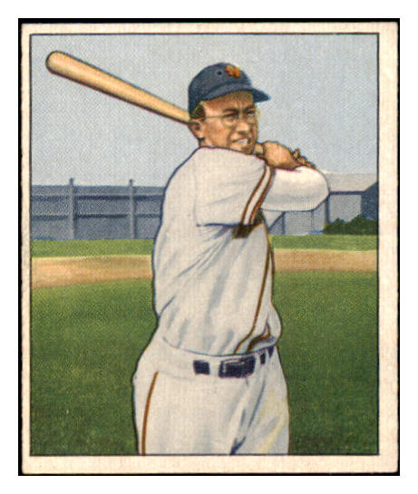 1950 Bowman Baseball #117 Bill Rigney Giants EX-MT 490251
