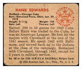 1950 Bowman Baseball #169 Hank Edwards Cubs VG 490255