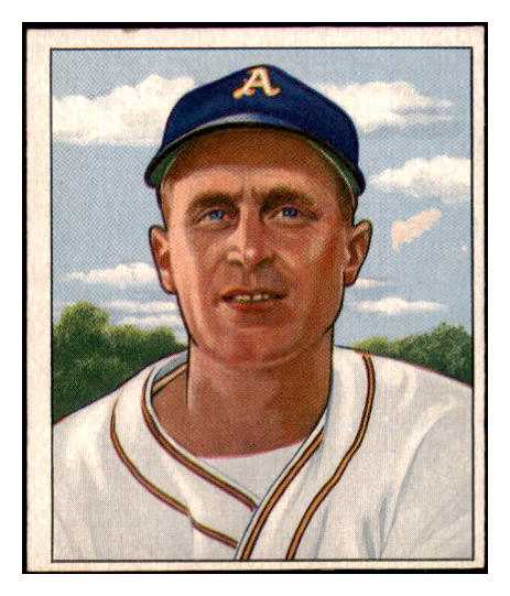 1950 Bowman Baseball #159 Joe Tipton A's EX-MT 490267
