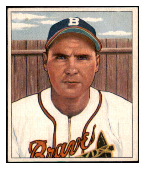 1950 Bowman Baseball #110 Tommy Holmes Braves EX-MT 490277
