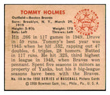 1950 Bowman Baseball #110 Tommy Holmes Braves EX-MT 490277