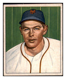 1950 Bowman Baseball #118 Clint Hartung Giants EX-MT 490278