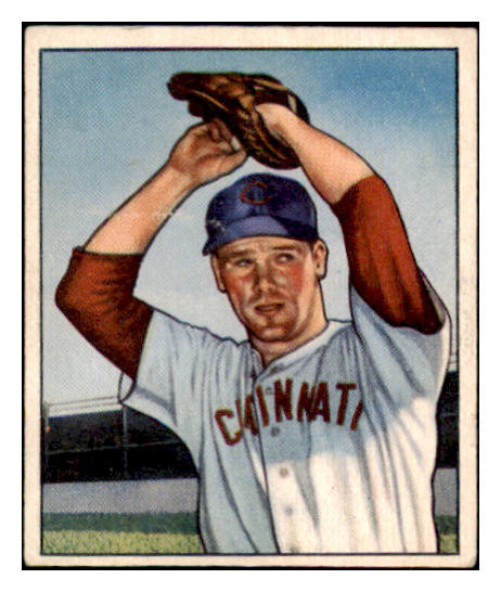 1950 Bowman Baseball #027 Herman Wehmeier Reds EX 490307