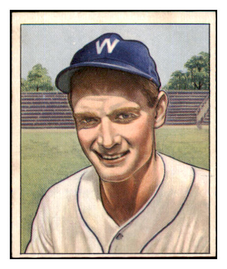 1950 Bowman Baseball #017 Sid Hudson Senators EX-MT 490319