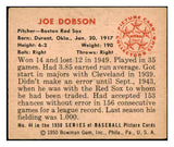 1950 Bowman Baseball #044 Joe Dobson Red Sox EX-MT 490321