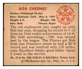 1950 Bowman Baseball #070 Bob Chesnes Pirates VG-EX 490327