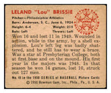 1950 Bowman Baseball #048 Lou Brissie A's VG-EX 490328