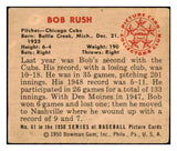 1950 Bowman Baseball #061 Bob Rush Cubs VG-EX 490330