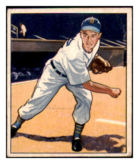 1950 Bowman Baseball #042 Art Houtteman Tigers VG-EX 490331