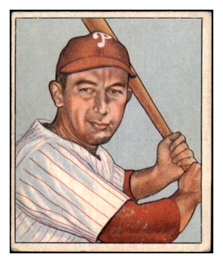 1950 Bowman Baseball #030 Eddie Waitkus Phillies VG-EX 490335