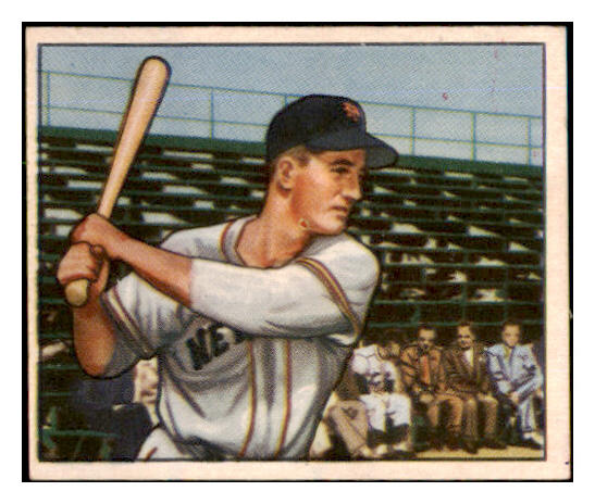 1950 Bowman Baseball #221 Don Mueller Giants EX-MT Copyright 490359