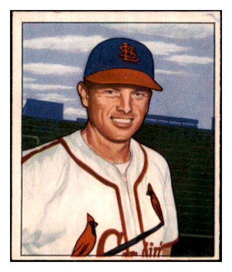 1950 Bowman Baseball #239 Bill Howerton Cardinals EX-MT Copyright 490362