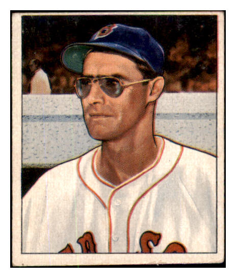 1950 Bowman Baseball #153 Walt Masterson Red Sox VG-EX 490374