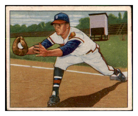 1950 Bowman Baseball #163 Earl Torgeson Braves VG-EX 490375