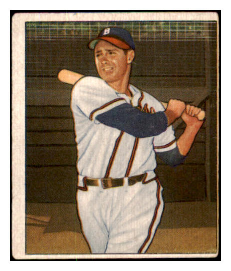 1950 Bowman Baseball #164 Sibby Sisti Braves VG-EX 490376