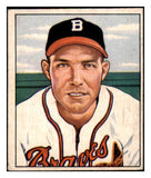 1950 Bowman Baseball #193 Pete Reiser Braves VG-EX Copyright 490379