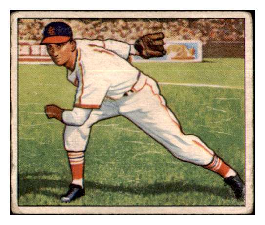 1950 Bowman Baseball #072 Howie Pollet Cardinals GD-VG 490391