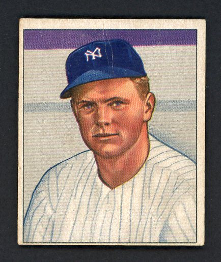 1950 Bowman Baseball #156 Fred Sanford Yankees VG 490400