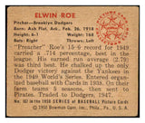 1950 Bowman Baseball #167 Preacher Roe Dodgers VG 490401