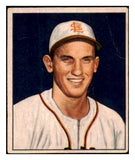 1950 Bowman Baseball #251 Les Moss Browns VG Copyright 490403