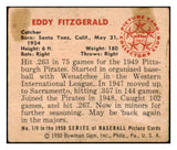 1950 Bowman Baseball #178 Ed Fitzgerald Pirates FR-GD 490412