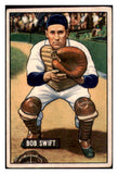 1951 Bowman Baseball #214 Bob Swift Tigers VG 490417