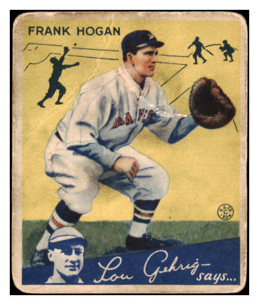 1934 Goudey #020 Shanty Hogan Braves Good 490445