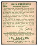 1934 Goudey #047 John Frederick Dodgers EX 490492