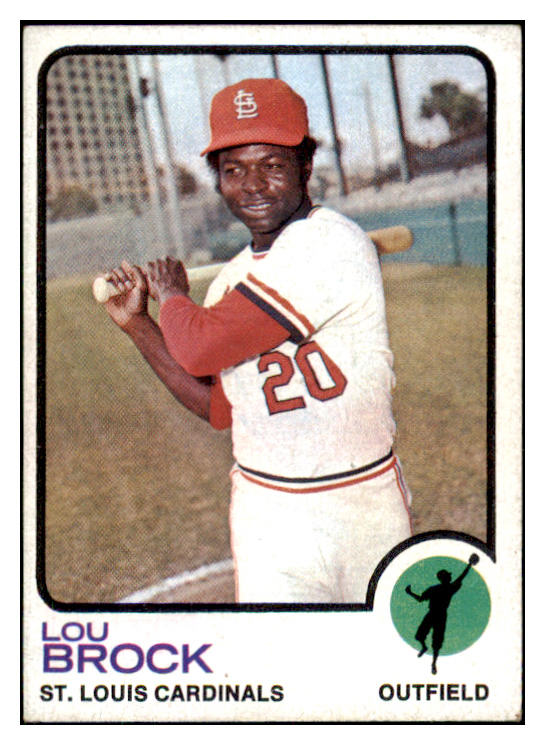 1973 Topps Baseball #320 Lou Brock Cardinals EX-MT 490527