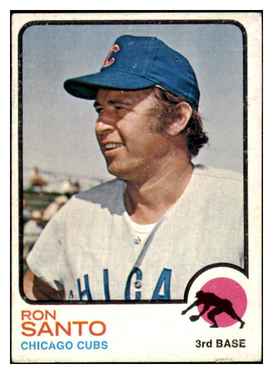 1973 Topps Baseball #115 Ron Santo Cubs VG-EX 490536