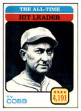 1973 Topps Baseball #471 Ty Cobb ATL Tigers VG-EX 490543