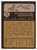 1973 Topps Baseball #174 Goose Gossage White Sox EX 490555