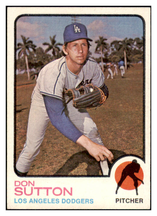 1973 Topps Baseball #010 Don Sutton Dodgers EX 490561