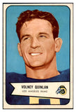 1954 Bowman Football #044 Volney Quinlan Rams EX-MT 490566