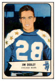 1954 Bowman Football #121 Jim Dooley Bears EX-MT 490571